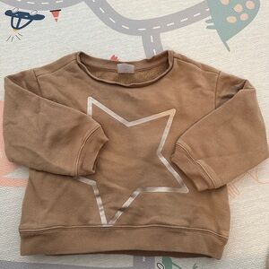 GAP Tan Star Kids Sweatshirt (3T)